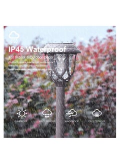 Excefore Solar Lights Outdoor Decorative,10 Packs Solar Pathway Lights,Solar Outdoor Lights,Outdoor Solar Lights Pathway,Waterproof Solar Powered Garden Yard Lights for Walkway Sidewalk Driveway  - Image 2