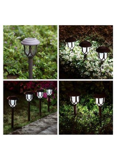 Excefore Solar Lights Outdoor Decorative,10 Packs Solar Pathway Lights,Solar Outdoor Lights,Outdoor Solar Lights Pathway,Waterproof Solar Powered Garden Yard Lights for Walkway Sidewalk Driveway  - Image 3
