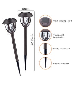 Excefore Solar Lights Outdoor Decorative,10 Packs Solar Pathway Lights,Solar Outdoor Lights,Outdoor Solar Lights Pathway,Waterproof Solar Powered Garden Yard Lights for Walkway Sidewalk Driveway  - Image 5