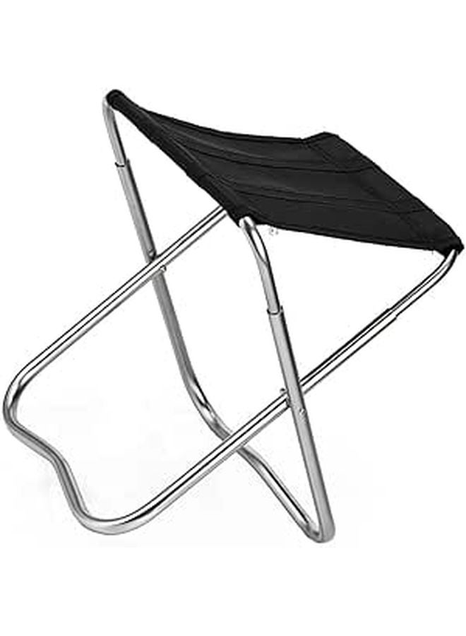 Lightweight Portable Folding Fishing Chair Compact for Camping Hiking Picnic Beach Black - Image 1