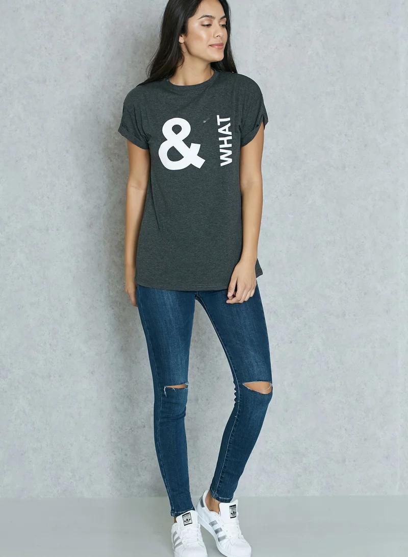 Ginger Knee Slit Skinny Jeans