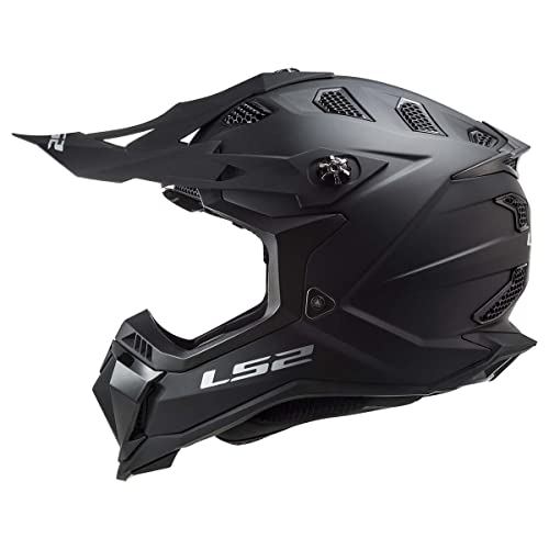 LS2 Helmets MX-Off Road Subverter Evo Helmet (Matte Black - Large) - Image 2