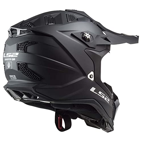 LS2 Helmets MX-Off Road Subverter Evo Helmet (Matte Black - Large) - Image 4
