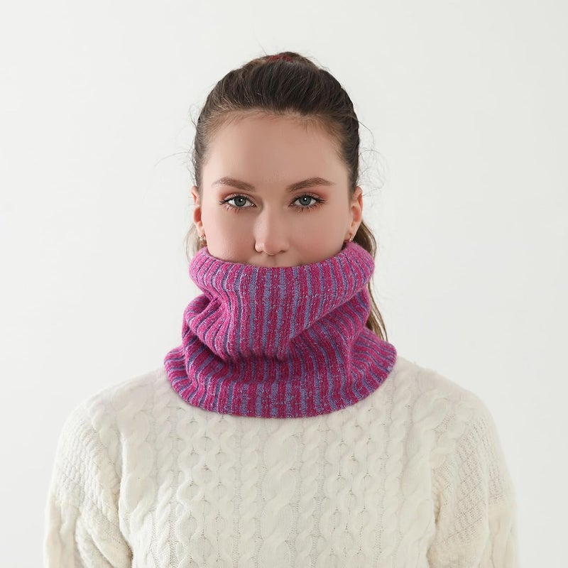 NovForth Winter Neck Warmer Men Ski, Neck Gaiter Face Scarf Women, Fleece Scarf for Men Gaiter Mask, Thick Windproof Scarves - Image 4