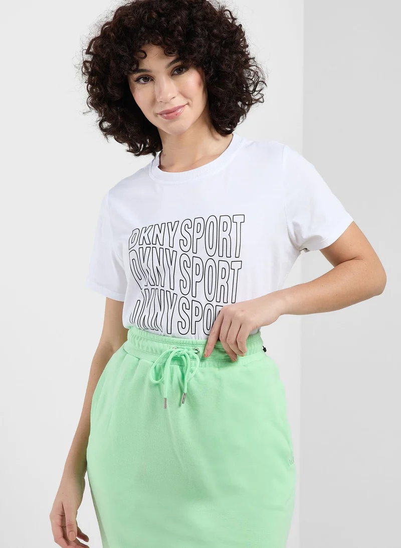 DKNY Crew Neck Graphic T-Shirt