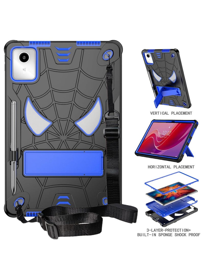 general Tablet Kids Case Compatible with Lenovo Tab M11 11 inch 2024,Protective Cover Shockproof Resistant Case with Built-in Pen Slot + Holder + Shoulder Strap Tablet Cover - Image 2