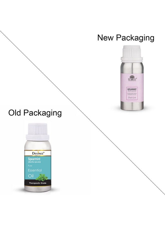 Devinez Spearmint Essential Oil, 100% Pure, Natural & Undiluted, 100ml in Anodized Aluminum Bottle - Image 2