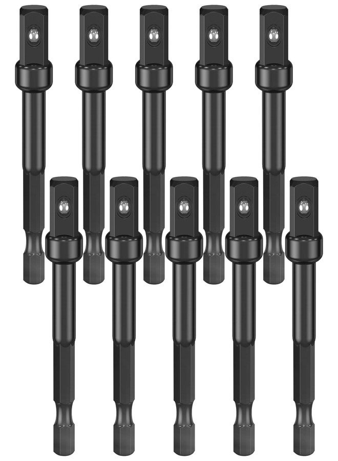 Mellbree 3/8 Impact Adapter Kit - 10 Pack Socket Adapter, 1/4 Inch to 3/8, Automotive DIY, Extension Socket Driver Bits, Nut Driver - Image 1