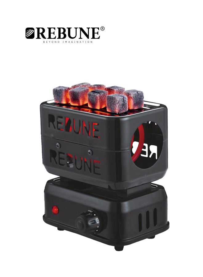 REBUNE Electric Charcoal Starter 360 Degrees, Rapid Ignition RE-4-057 Black - Image 3