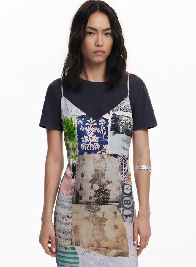 ديسيجوال فستان كولاج 2 في 1