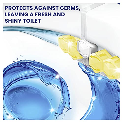 Domestos Toilet Rim Block with Power of 5, Lime, Limescale Removal with Long Lasting Fragrance, Provides Hygiene & Shine, 50 gm / 55 gm - Image 4