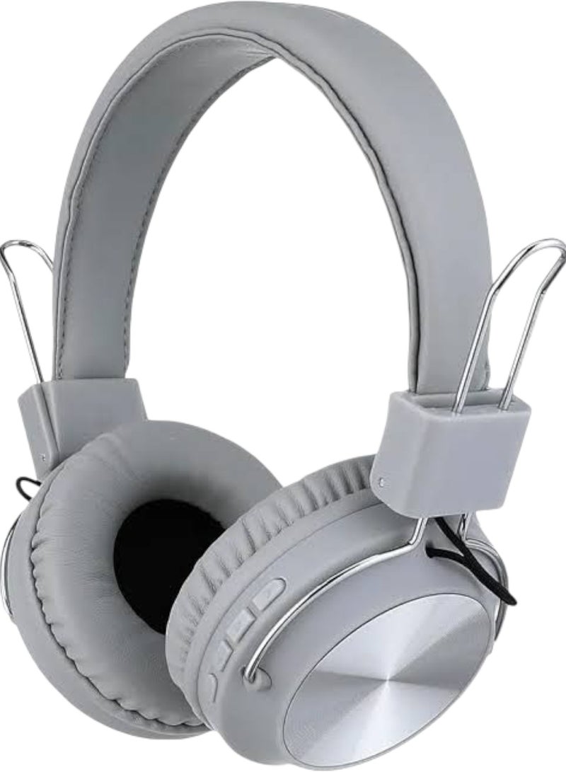 SODO SD-1001 Wireless Bluetooth Stereo Over-Ear Headset with Microphone - On Ear Silver