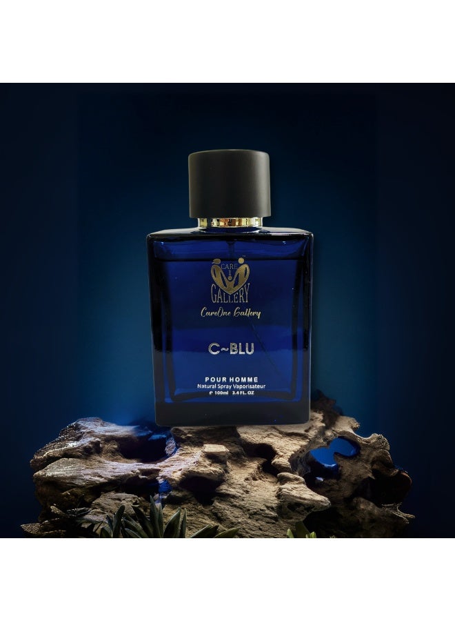 معرض كير وان عطر كير ون جاليري سي ~ بلو للجنسين أو دو برفيوم | فاخر | يدوم 12 ساعة | أفضل عطر للاستخدام اليومي | هدية للرجال والنساء 100 مل | كير ون جاليري - Image 4