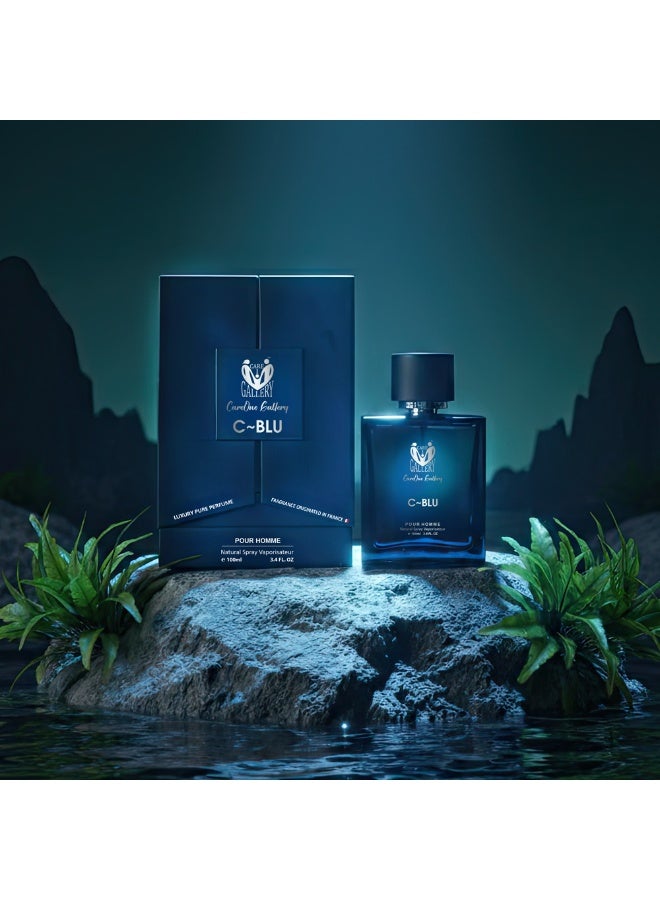 معرض كير وان عطر كير ون جاليري سي ~ بلو للجنسين أو دو برفيوم | فاخر | يدوم 12 ساعة | أفضل عطر للاستخدام اليومي | هدية للرجال والنساء 100 مل | كير ون جاليري - Image 2