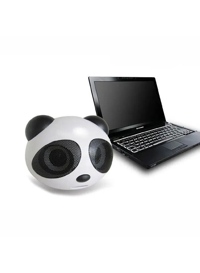 USB Panda Mini Creative Cute Cartoon USB 2.0 Speaker Desktop Phone Laptop Small Sound System  - Image 5