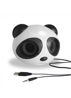 Generic USB Panda Mini Creative Cute Cartoon USB 2.0 Speaker Desktop Phone Laptop Small Sound System  - Image 4