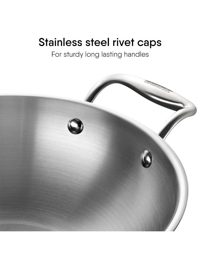 Stahl قدر ستال ثلاثي الفولاذ المقاوم للصدأ مع غطاء - Image 5