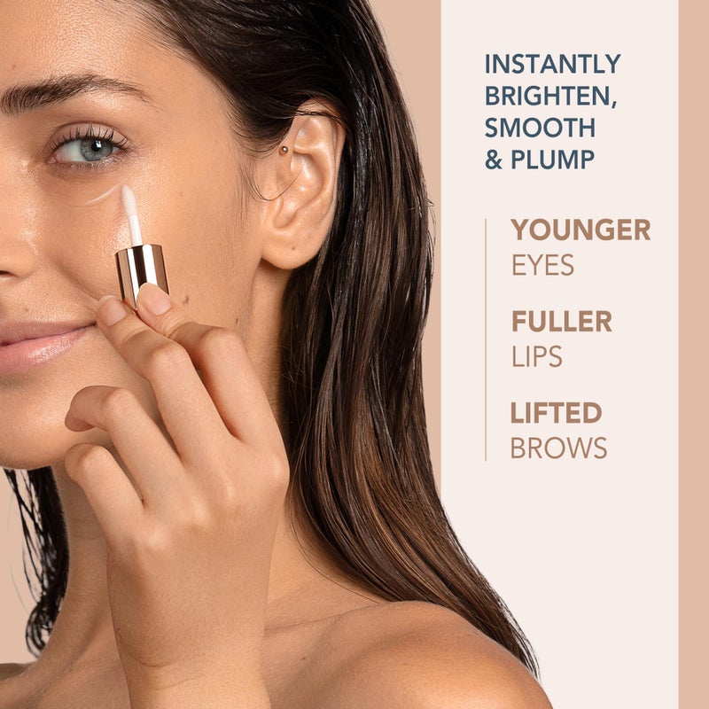 FOREO SUPERCHARGED Eye & Lip Contour Booster Serum - Conductive Gel - Niacinamide Serum - Anti Aging Serum - Lip Plumping & Puffy Eyes Treatment - Practical Travel Size - 3 x 0.12 fl.oz. Capsules - Image 2