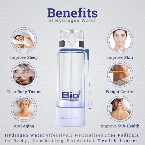 Bioplus HYDROGEN WATER Bottle |SPE-PEM Technology|1 Year Warranty| Platinum Titanium plates |Inhallation Feature| No Chlorine No Ozone Mixing| H2 > 1500 PPB | -ORP -750 mv| Purity 99.9% H2 - Image 4