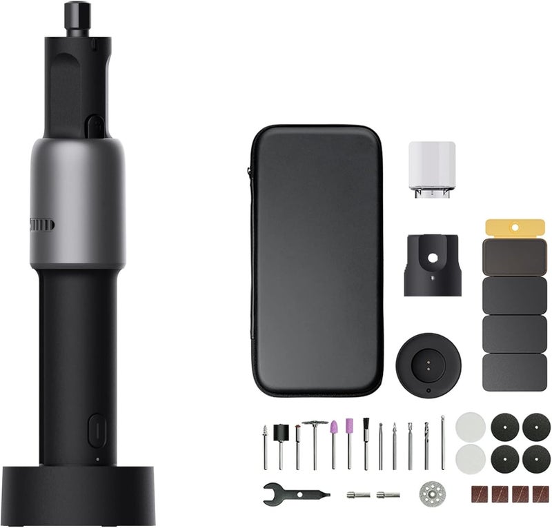 KASTWAVE Cordless Rotary Tool Kit, Minimalist & Lightweight, 2000Mah Larger Battery, 5 Speeds 25000 Rpm, 35 In 1 Multi Tool Durable Accessories Set For Carving, Diy Crafts - Image 1