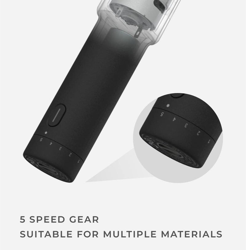 KASTWAVE Cordless Rotary Tool Kit, Minimalist & Lightweight, 2000Mah Larger Battery, 5 Speeds 25000 Rpm, 35 In 1 Multi Tool Durable Accessories Set For Carving, Diy Crafts - Image 5