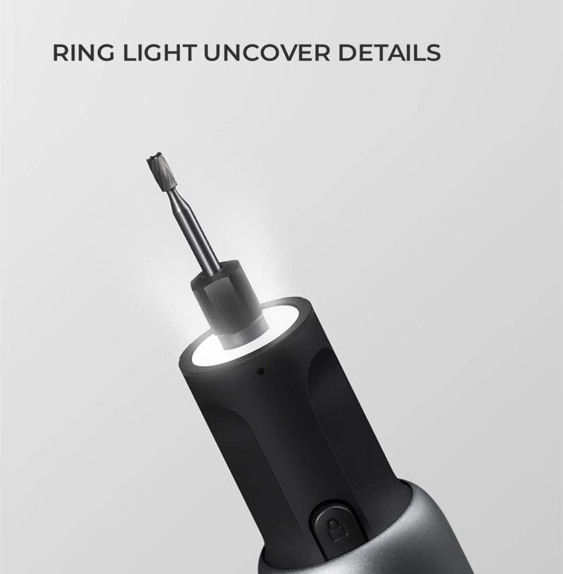 KASTWAVE Cordless Rotary Tool Kit, Minimalist & Lightweight, 2000Mah Larger Battery, 5 Speeds 25000 Rpm, 35 In 1 Multi Tool Durable Accessories Set For Carving, Diy Crafts - Image 4