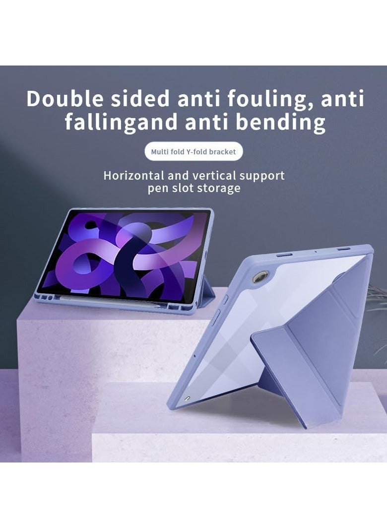 general Suitable for Samsung Galaxy Tab S9 Plus/S9 FE, Acrylic Deformation Bracket Flat Protective Cover[With pen slot][Auto Sleep/Wake - Image 2