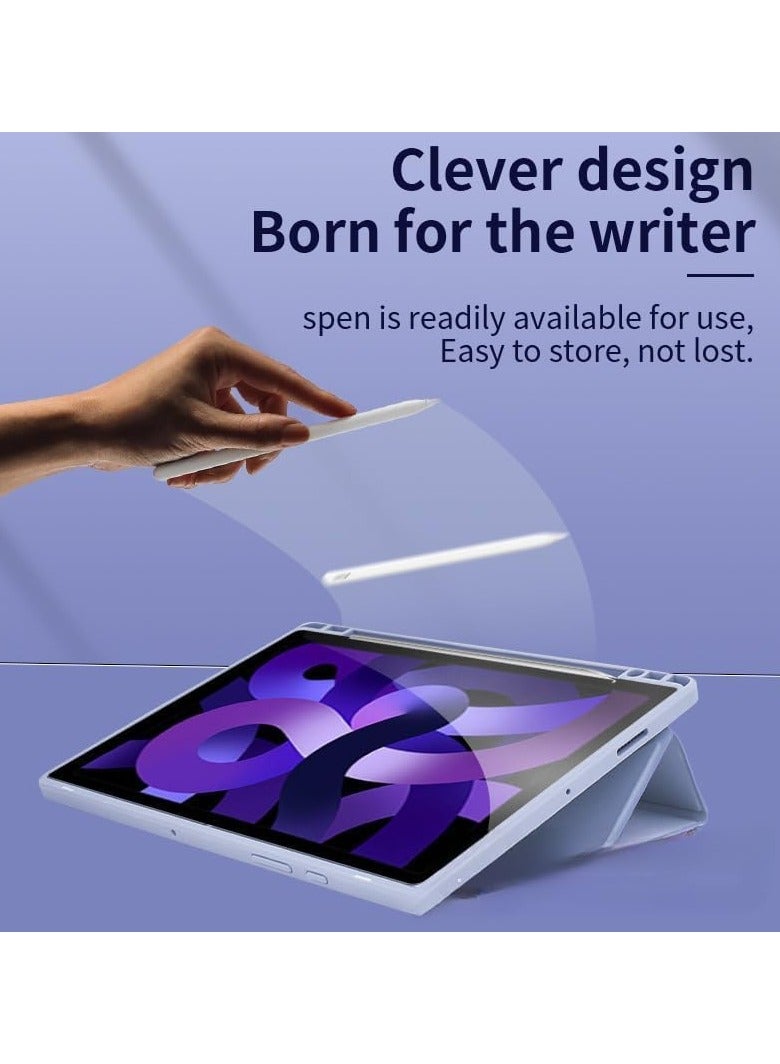 general Suitable for Samsung Galaxy Tab S9 Plus/S9 FE, Acrylic Deformation Bracket Flat Protective Cover[With pen slot][Auto Sleep/Wake - Image 3