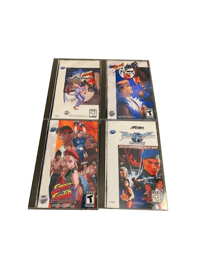 General Street Fighter Collection Console Game Disc Box with Bonus Disc Retro Classic CD-ROM Direct Reading Adaptation.  - Image 1