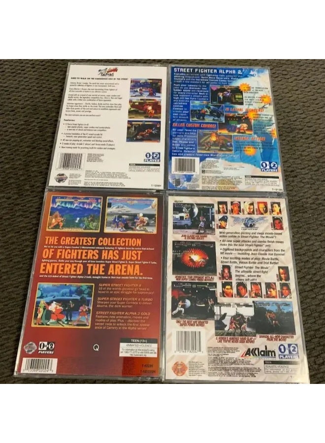 General Street Fighter Collection Console Game Disc Box with Bonus Disc Retro Classic CD-ROM Direct Reading Adaptation.  - Image 2