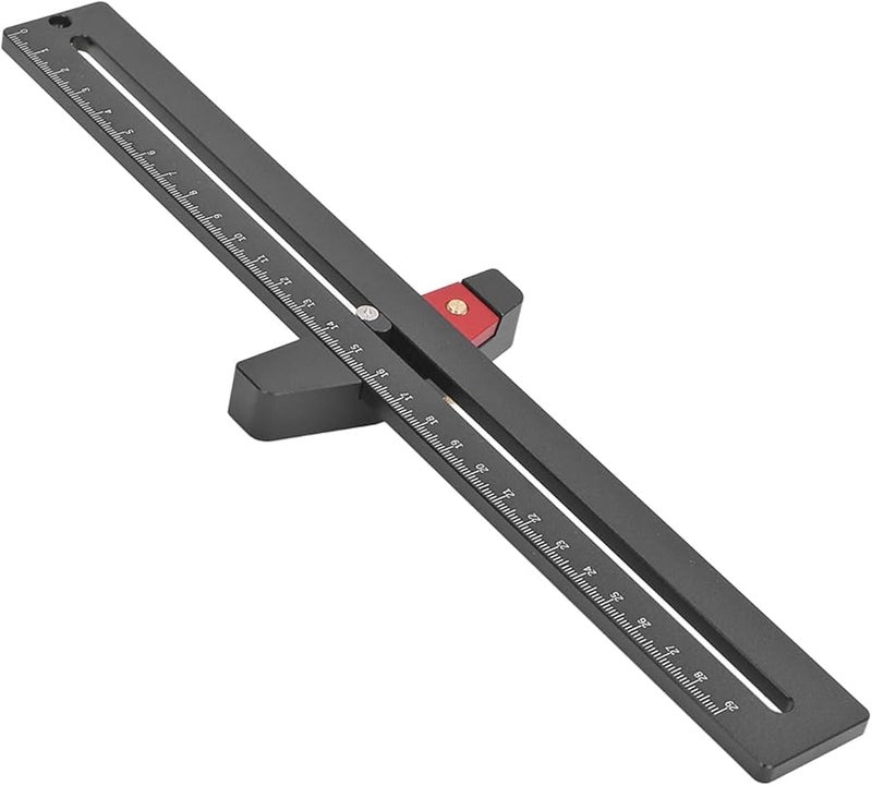 Aluminum Alloy Woodworking Scribing Compass Parallel Line Arc Drawing Ruler Tool - Image 4