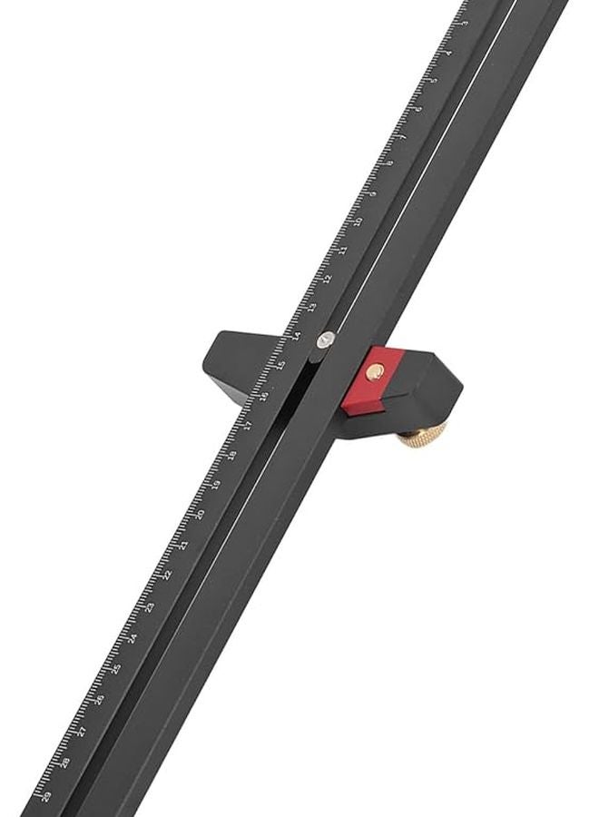 Aluminum Alloy Woodworking Scribing Compass Parallel Line Arc Drawing Ruler Tool - Image 5