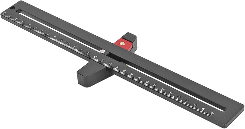 Aluminum Alloy Woodworking Scribing Compass Parallel Line Arc Drawing Ruler Tool - Image 1