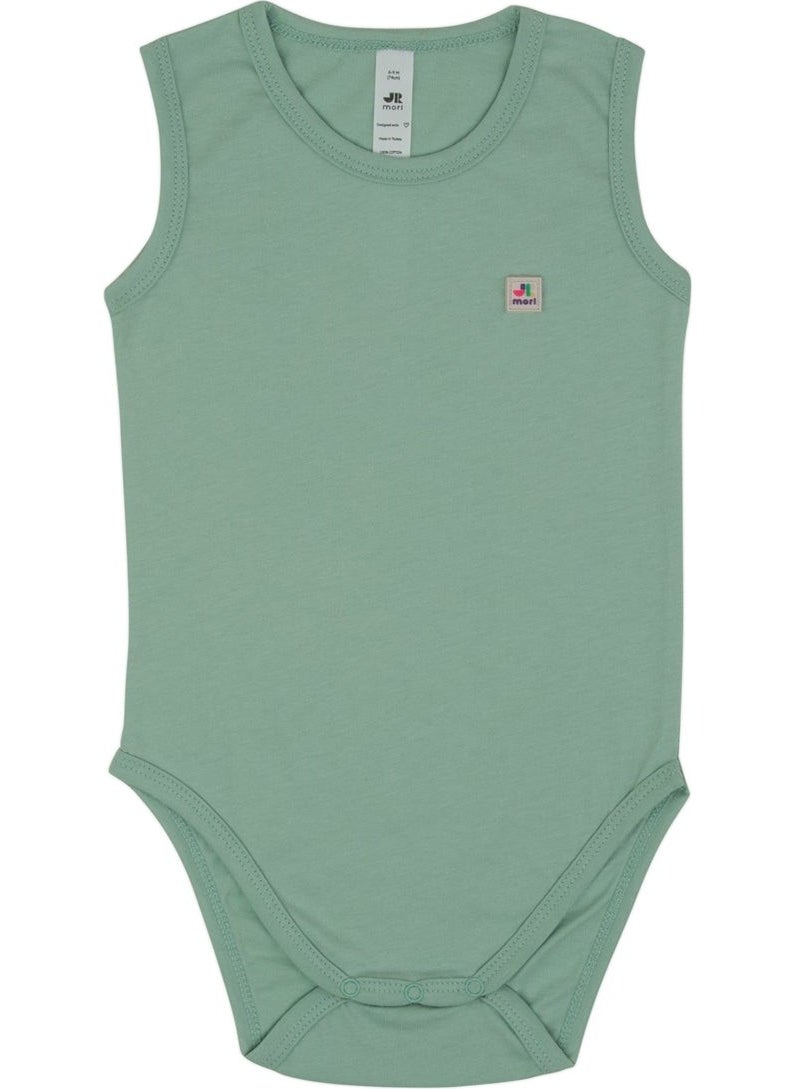 Jrmori Basic Sleeveless Body with Snap Detailed Logo  - Image 1