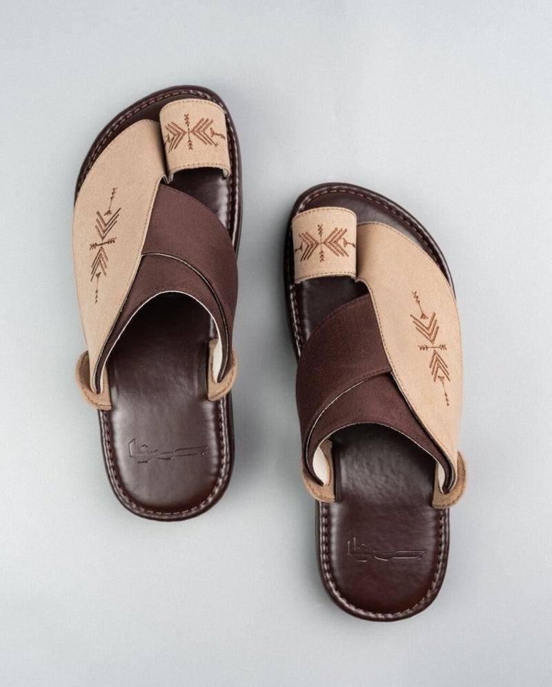 Arabic Sharqi Sandals | Brown | Sandals Traditional footwear - Image 1