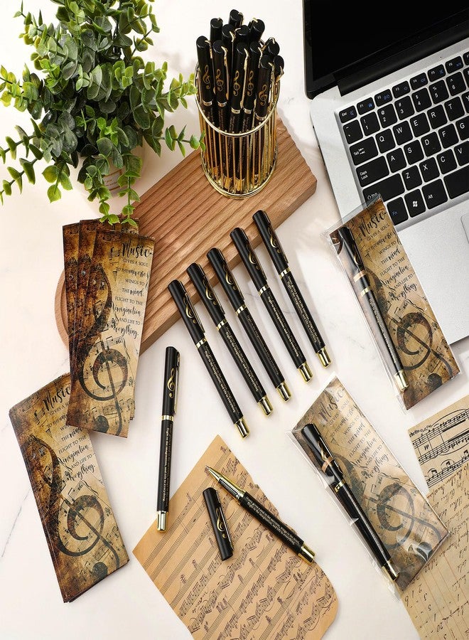 Trandraft 30 Sets Music Party Favors for Students Inspirational Pen with Bookmarks Awards for Choir Students Teacher Music Lover Classroom Musician Studio Club (Business) - Image 4