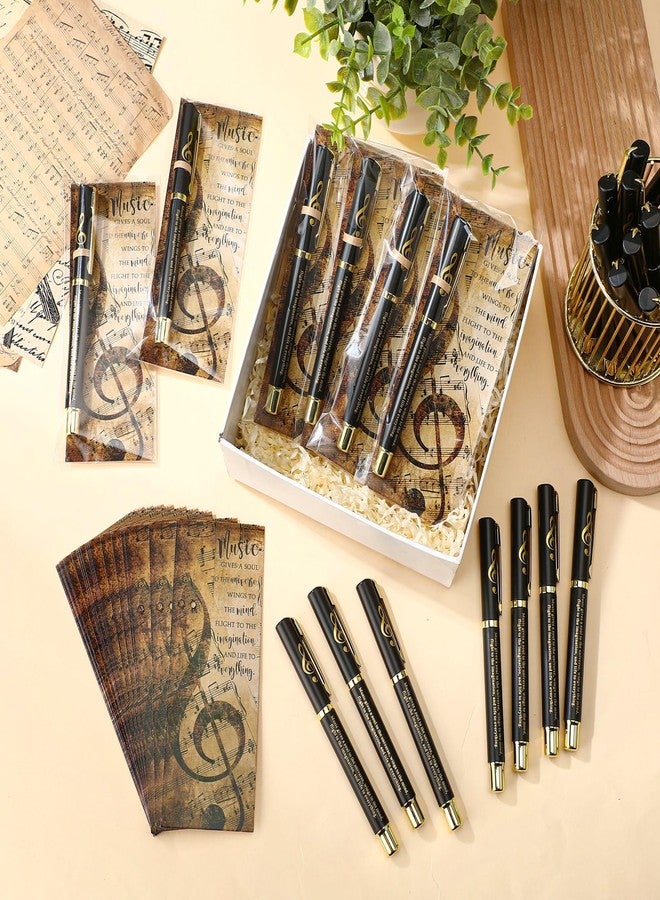 Trandraft 30 Sets Music Party Favors for Students Inspirational Pen with Bookmarks Awards for Choir Students Teacher Music Lover Classroom Musician Studio Club (Business) - Image 5