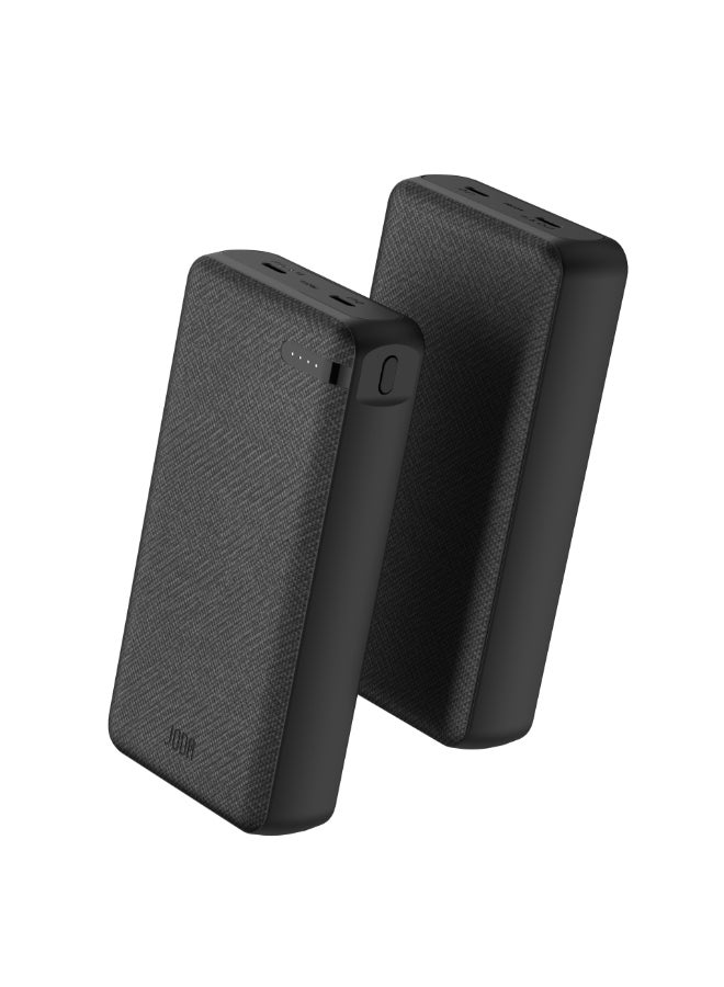 JODA Nano 20000mAh Power Bank ⚡ | 2 USB-C Ports 🔌 | PD 20W Fast Charging 🚀 | Portable Charger for Phones & Tablets 📱💻 - Image 3