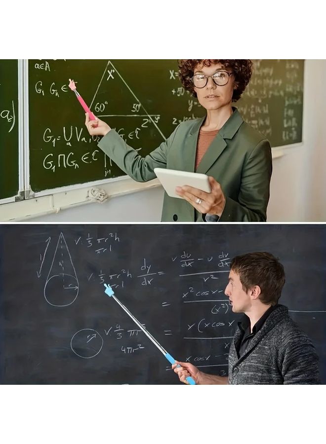 Purple Manual Telescopic Pointer Rod Creative Reading Indicator For Classroom - Image 4
