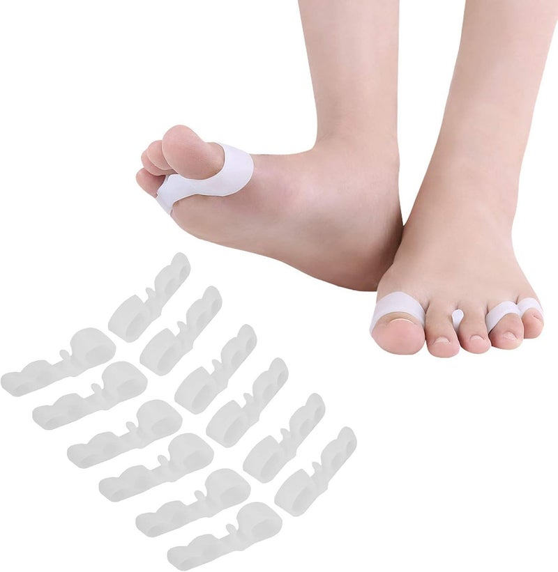 klarako 6 Pairs Toe Spreaders Toe Separator,Hallux Valgus Bunion Corrector, Bunion Correctors Toe Straighteners For Prevent Valgus, Toe Bending, Toe Overlap, Toe Extrusion - Image 1