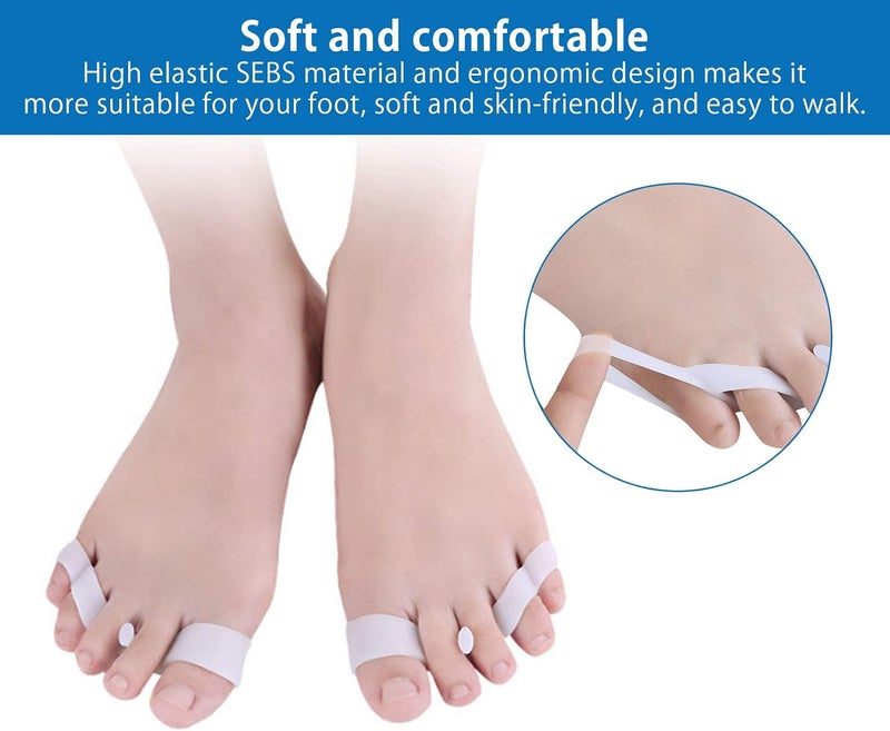 klarako 6 Pairs Toe Spreaders Toe Separator,Hallux Valgus Bunion Corrector, Bunion Correctors Toe Straighteners For Prevent Valgus, Toe Bending, Toe Overlap, Toe Extrusion - Image 5