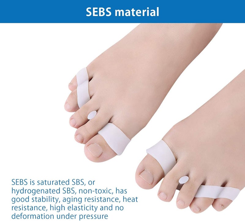 klarako 6 Pairs Toe Spreaders Toe Separator,Hallux Valgus Bunion Corrector, Bunion Correctors Toe Straighteners For Prevent Valgus, Toe Bending, Toe Overlap, Toe Extrusion - Image 3