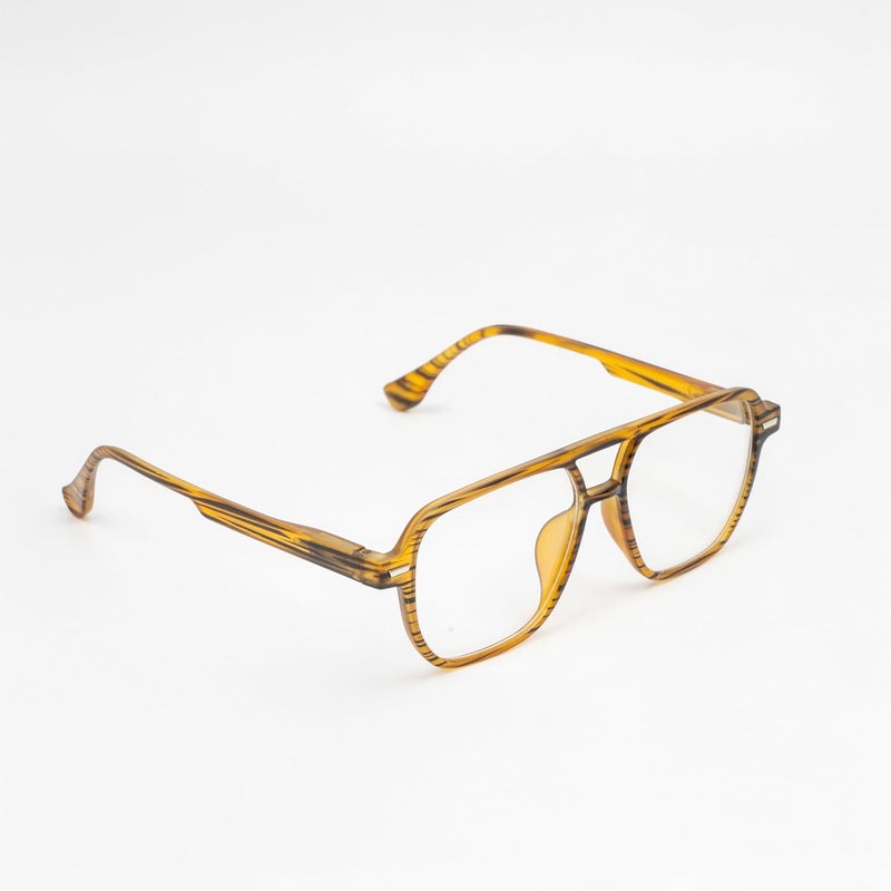 LENS+ Lensplus Aviator TR Full Rim Eyeglasses with Blue Cut Lightweight Unisex Eyewear for Men & Women | Stylish Computer & Daily Use Frame - Image 3