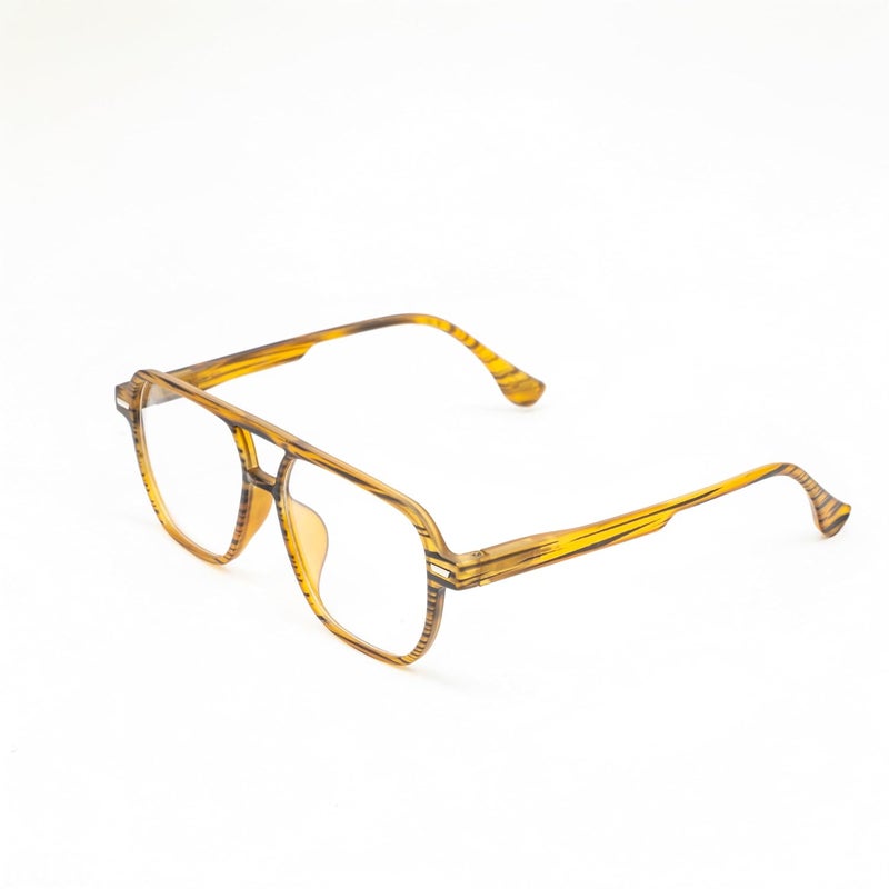 LENS+ Lensplus Aviator TR Full Rim Eyeglasses with Blue Cut Lightweight Unisex Eyewear for Men & Women | Stylish Computer & Daily Use Frame - Image 2