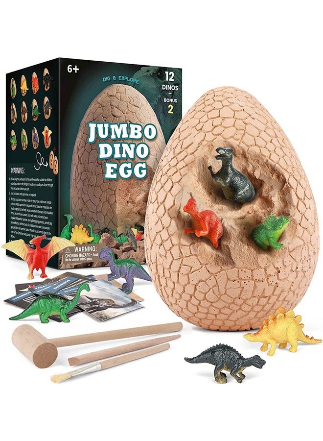 Giant Dinosaur Egg Archaeological Excavation Kit - Image 1