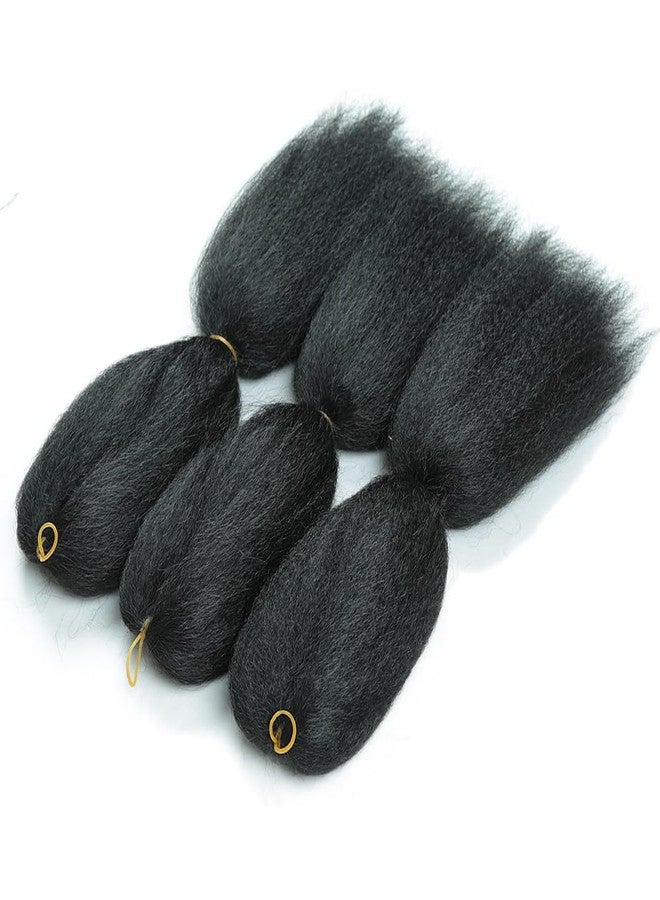 goodear straight Bundles Crochet Vixen Hair 18inch 3 Pack Natural Black Hair Soft Locs for black women Hair Extension (1B, 18 inch) - Image 4
