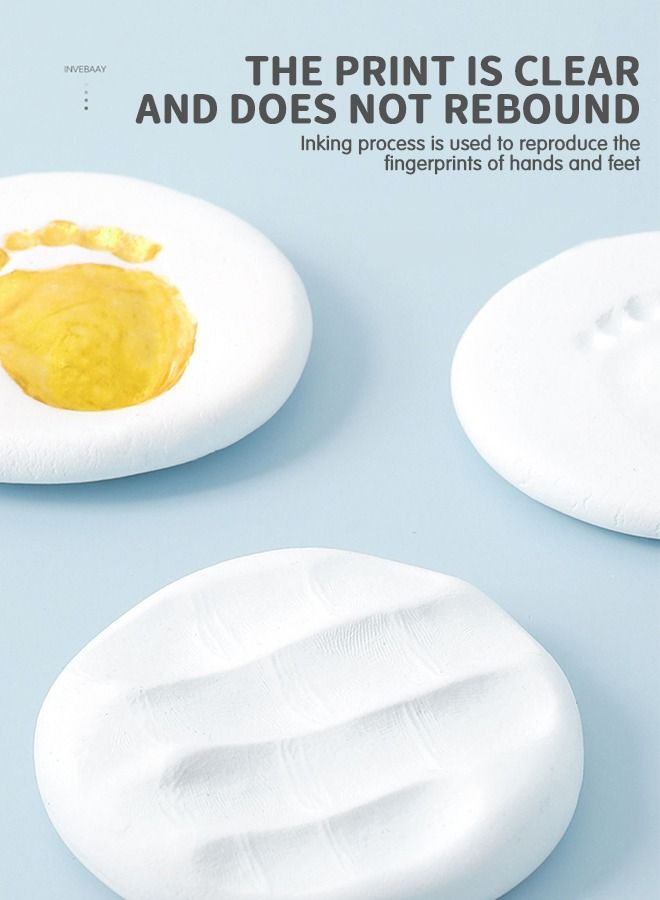 MIXDE Baby Footprint Kit and Handprint Kit, Keepsake Decoration Gifts Personalized Non-Toxic DIY Infants Clay Souvenir Ornament Kit for Boys and Girls - Image 5