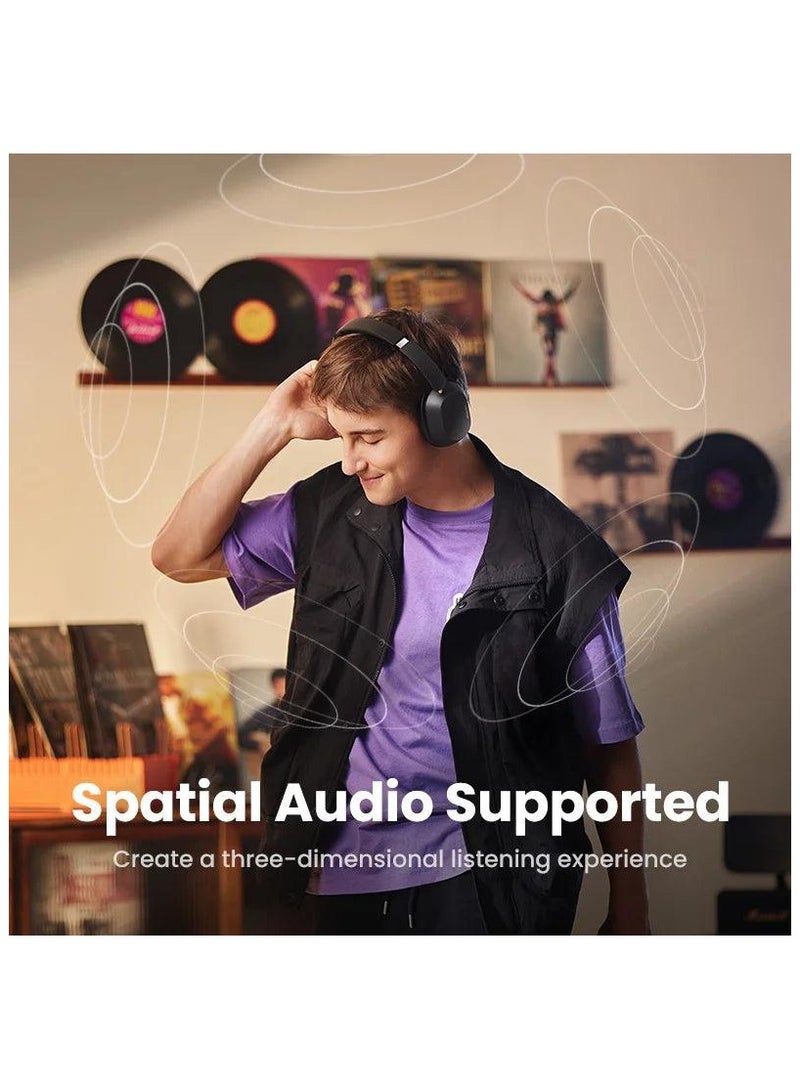 UGREEN HiTune Max 5C Wireless Headphones Hybrid ANC Bluetooth 5.4 Black - Image 3