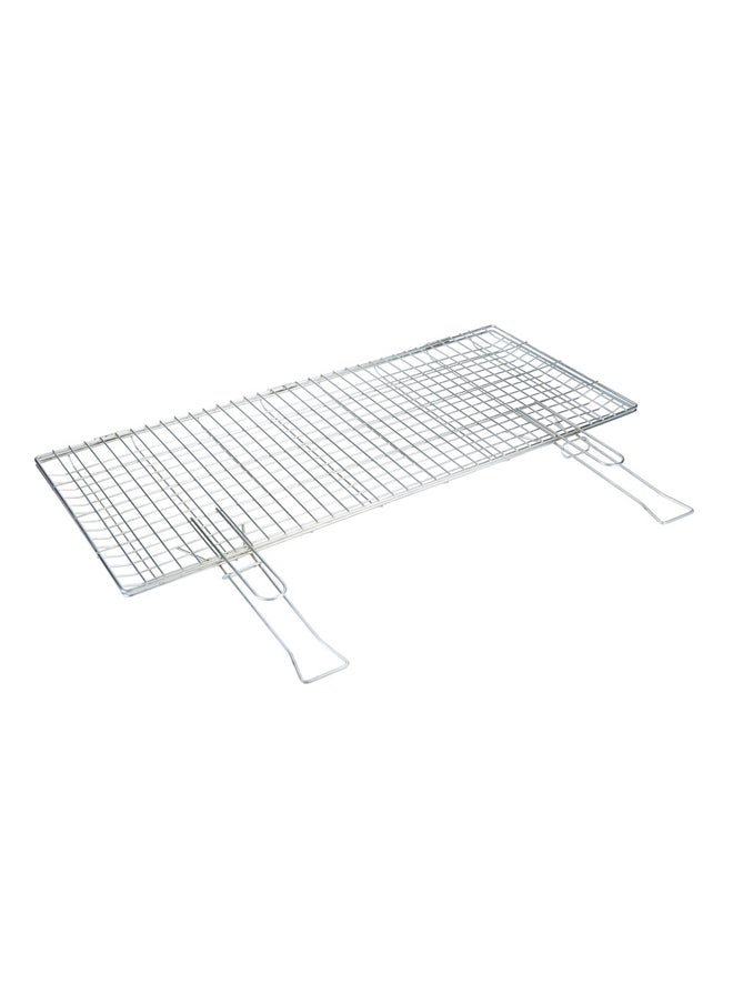 AL SANIDI Stainless steel grill, Grill grates, Silver, Size 35*80 Cm  - Image 1