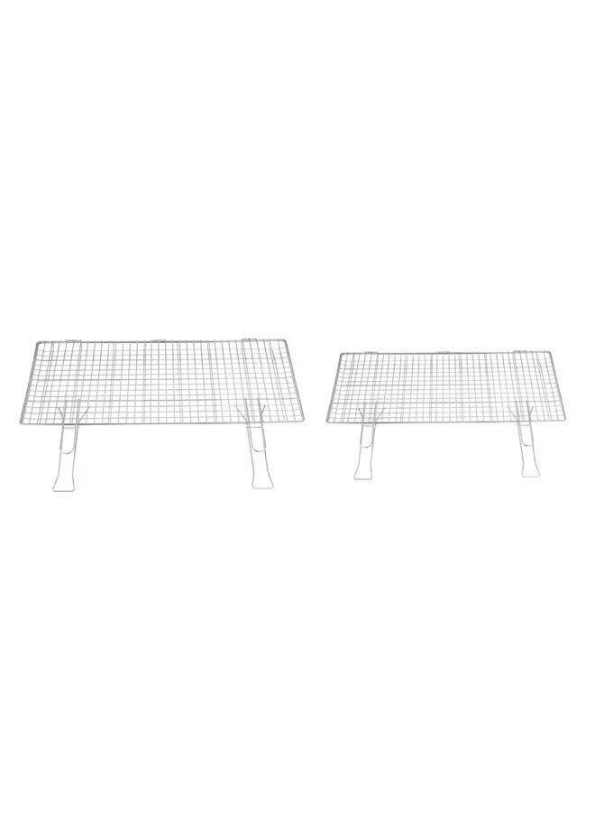 AL SANIDI Stainless steel grill, Grill grates, Silver, Size 35*80 Cm  - Image 5